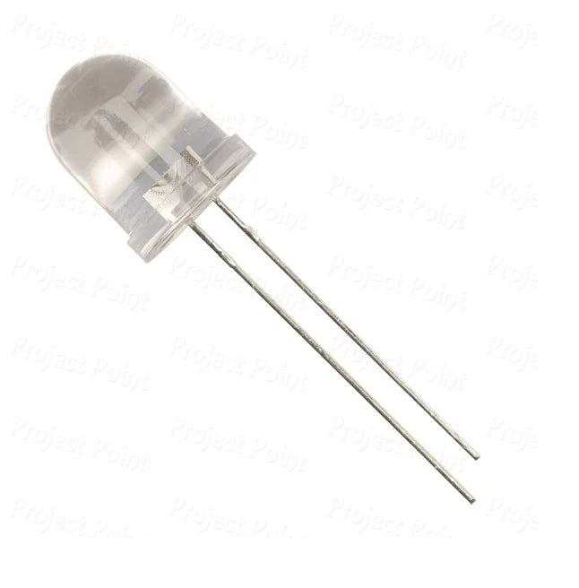 10MM RED LED CLEAR TRANSPARENT