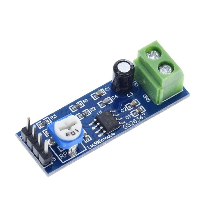 Lm386 Module 20 Times Gain Audio Amplifier Module With Adjustable Resistance