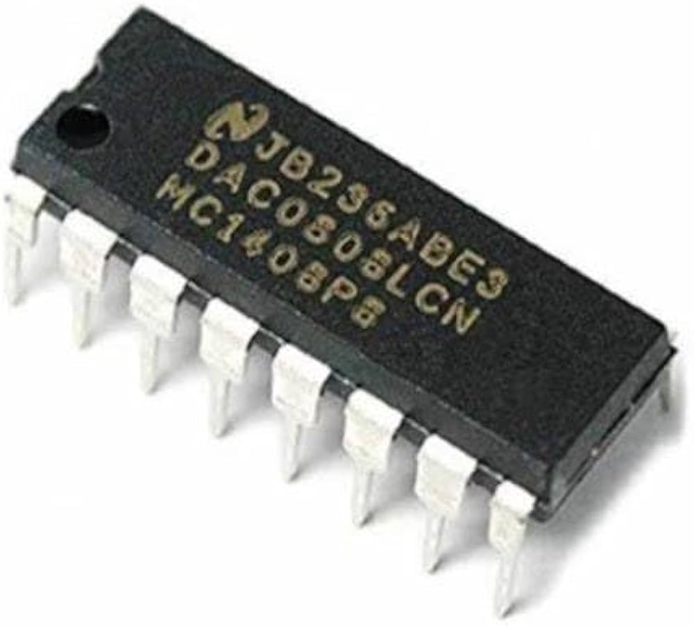 DAC0808 IC DAC 8 Bit DIP-16 DAC0808LCN 0808