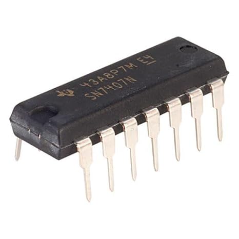 74LS07 IC Hex Buffer with Open-Collector Output DIP-14 74 LS 07 7407