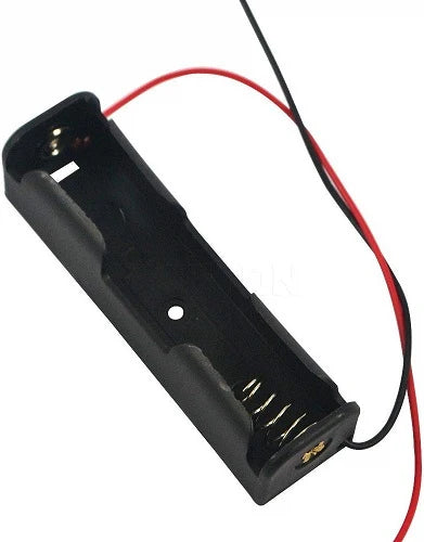 single cell Battery Holder case 3.7 V lithium with Wire 18650