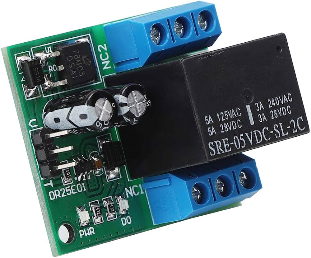 24V 8A DPDT Relay Module Without Driver IC