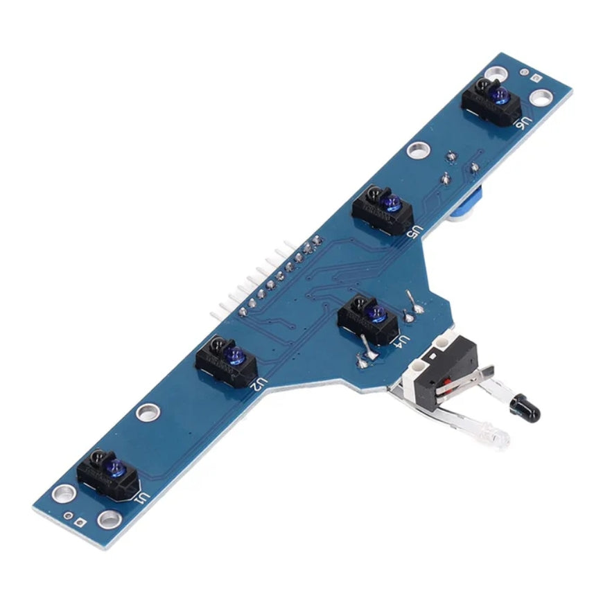 BFD-1000 5 Channel IR Sensor Module With Crash Switch Line Tracking BFD1000