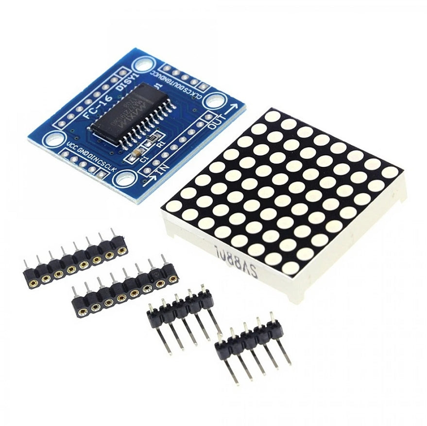 MAX7219 8x8 LED Dot Matrix Display Module