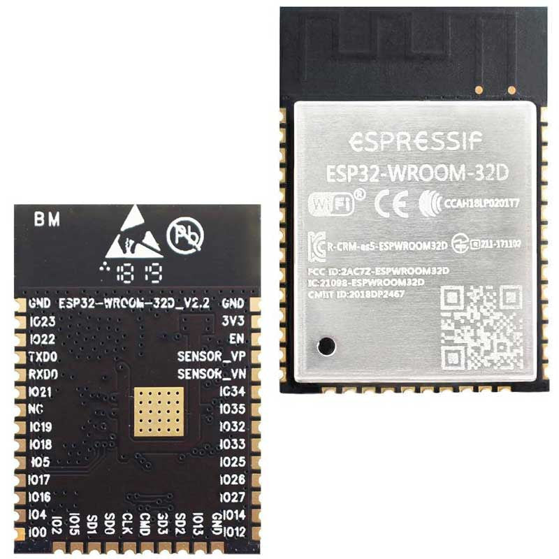 ESP32 WiFi Bluetooth Module 4MB Flash (XXSR69) ESP32-WROOM-32D