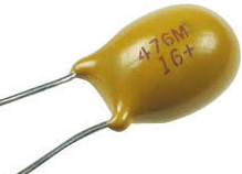 47UF 16V tantalum capacitor 47UF 16V
