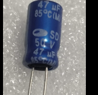 47uF 50V Electrolytic Capacitor SAMWHA