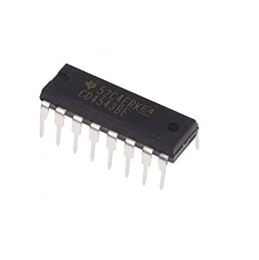 CD4543 IC - BCD to 7 Segment Decoder IC