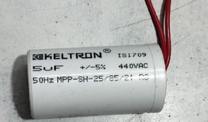 5UF 440V MPP CAPACITOR KELTRON METALLIZED POLYPROPYLENE SELF HEALING MOTOR RUN CAPACITORS
