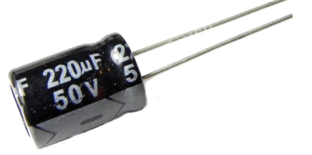 220uF 50V Electrolytic Capacitor SAMWHA 85C