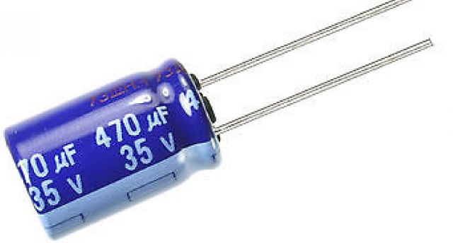 470uF 35V Electrolytic Capacitor Radial 470 uF SAMWHA