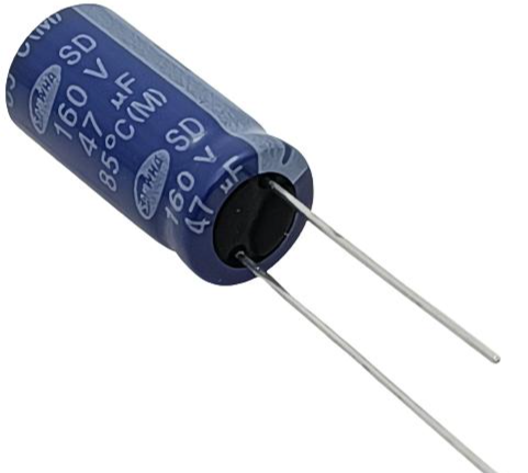 47uF 160V Electrolytic Capacitor SAMWHA 85C