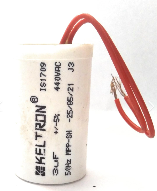 3uF 440V CAPACITOR AC 3MFD KELTRON