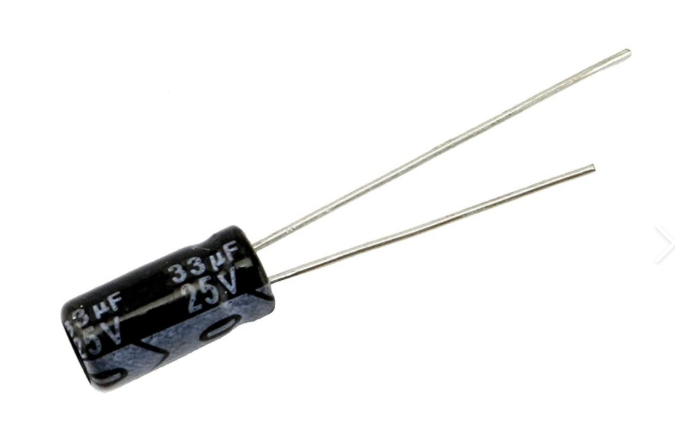 33uF 25V Electrolytic Capacitor KELTRON 85C 20%