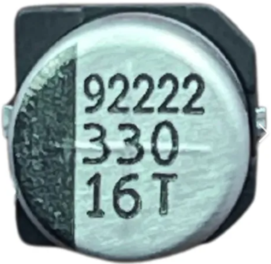 330UF 16V SMD ELECTROLYTIC CAPACITOR JWCO 8x10mm 105C