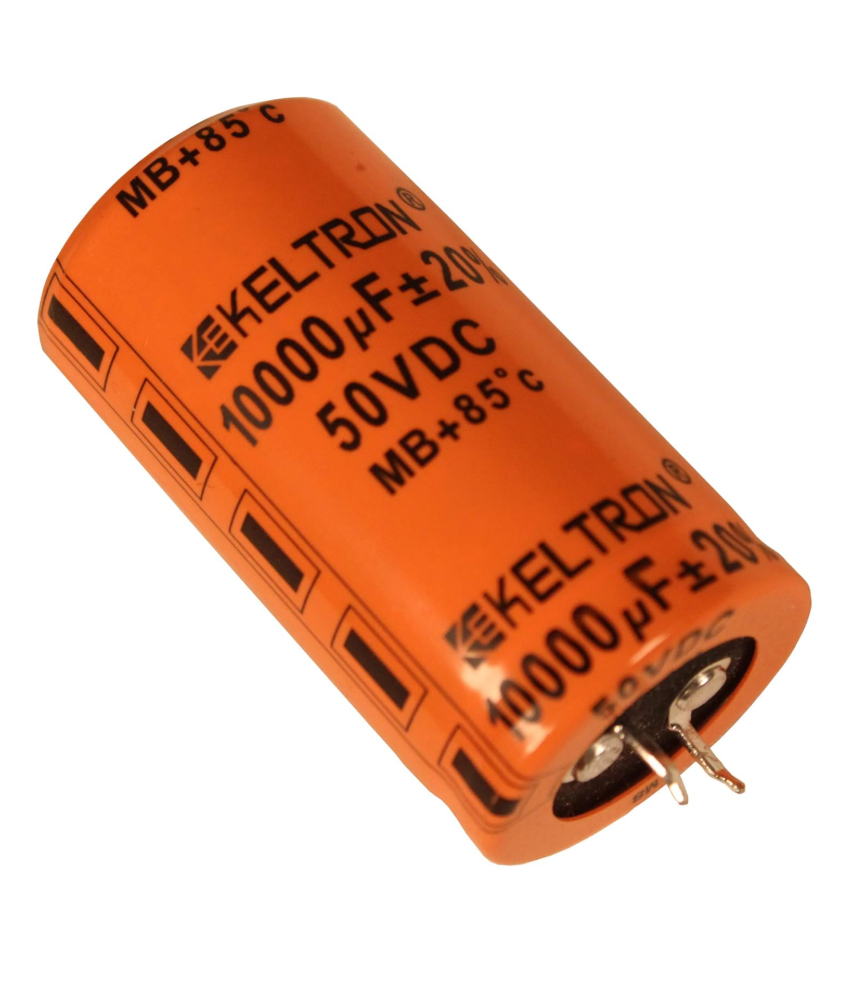 10000uF 50V Electrolytic Capacitor KELTRON can type