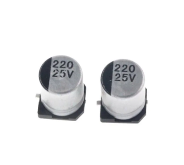 220UF 25V SMD ELECTROLYTIC CAPACITOR
