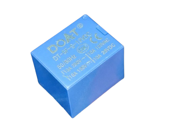 12V 10A SPDT Relay DT-5F-S-12VDC PCB Mount Sugar Cube DOAT Relay 19x15x15MM