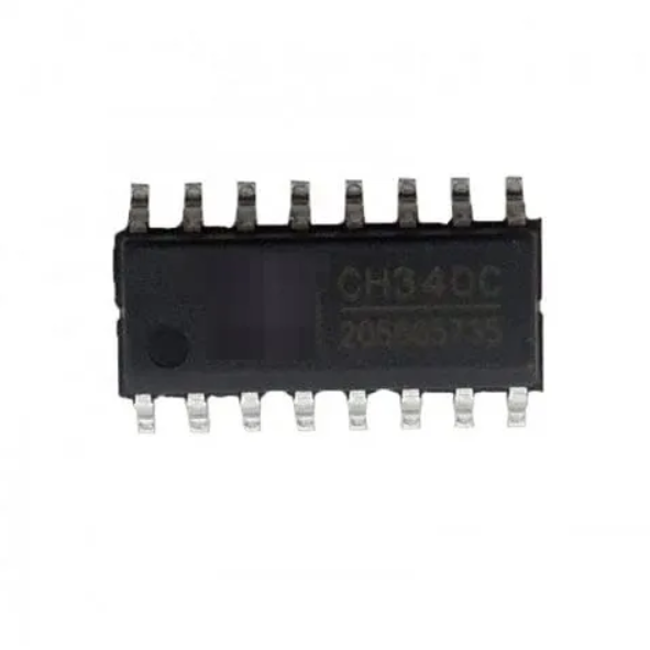 CH340C SMD IC USB TO UART SOP-16 WCH