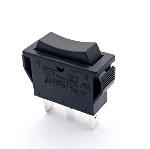 3 LEG ROCKER SWITCH SE311 ON-ON 240V 6A 30MM*14MM