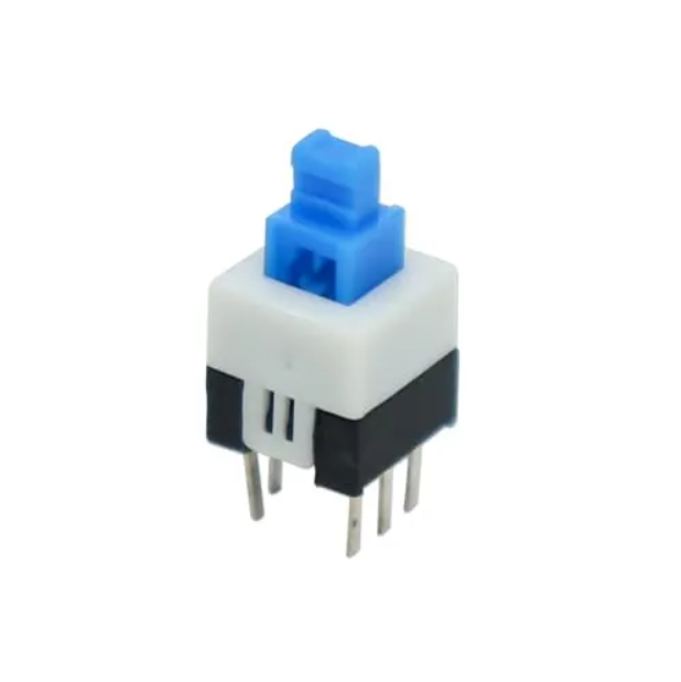 6 Pin MICRO SWITCH PB-70L 7x7x12mm 6 leg lock