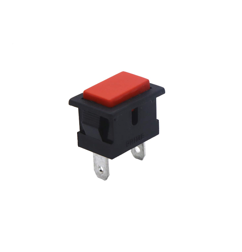 Push Button SE949 RED Rectangular Snap Mounting