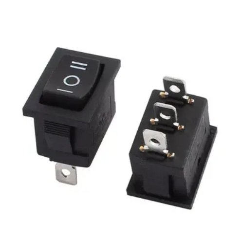 6 LEG Rocker Switch 3 position ZX-RS-19 DPDT 250V 10A On Off On KCD