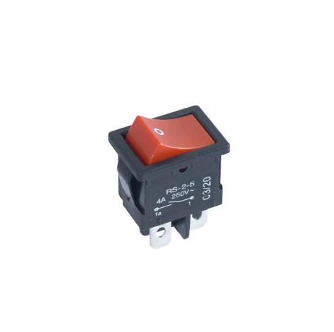 4 LEG ROCKER SWITCH 2 POSITION RS-16-5 RED ELCOM 16A