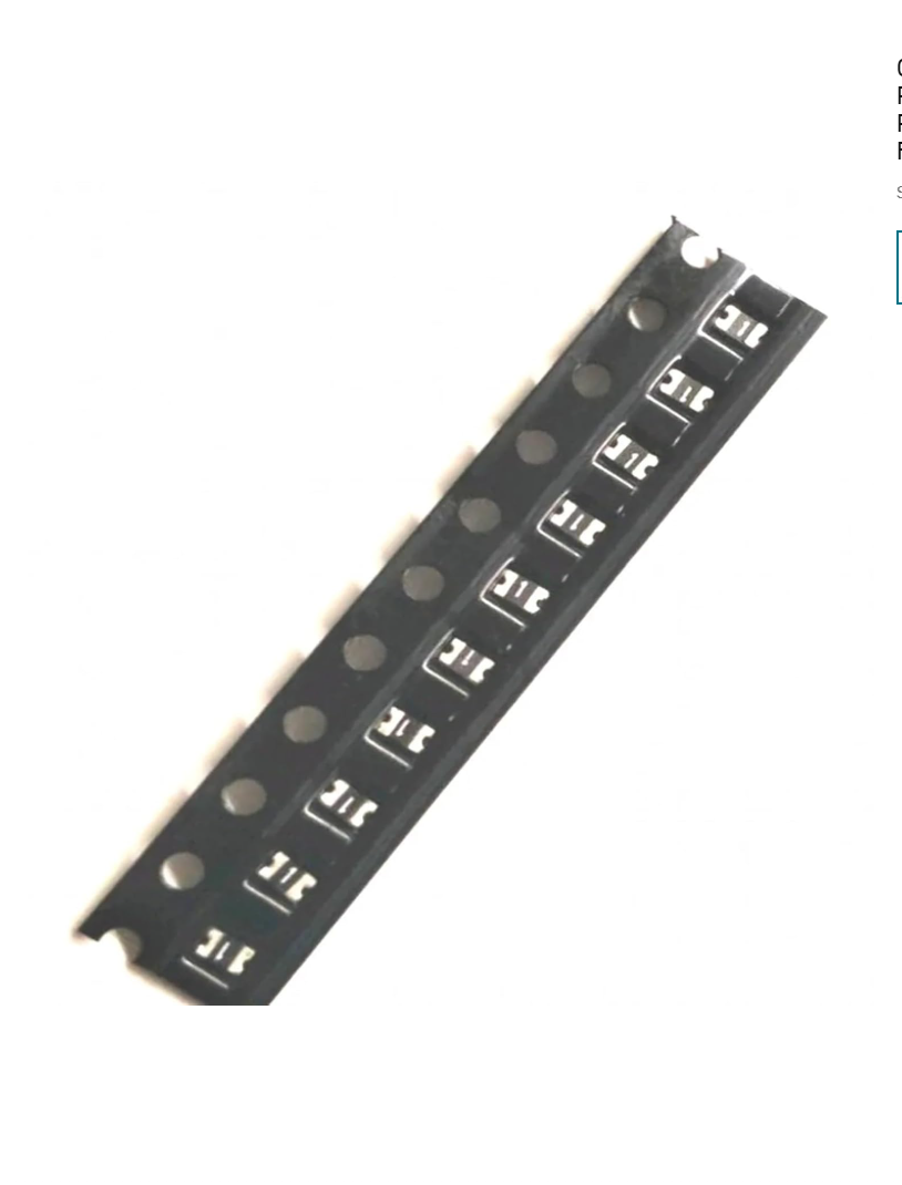 100mA 15V 0805 SMD Resettable PPTC Fuse 0805B010TF Brightking