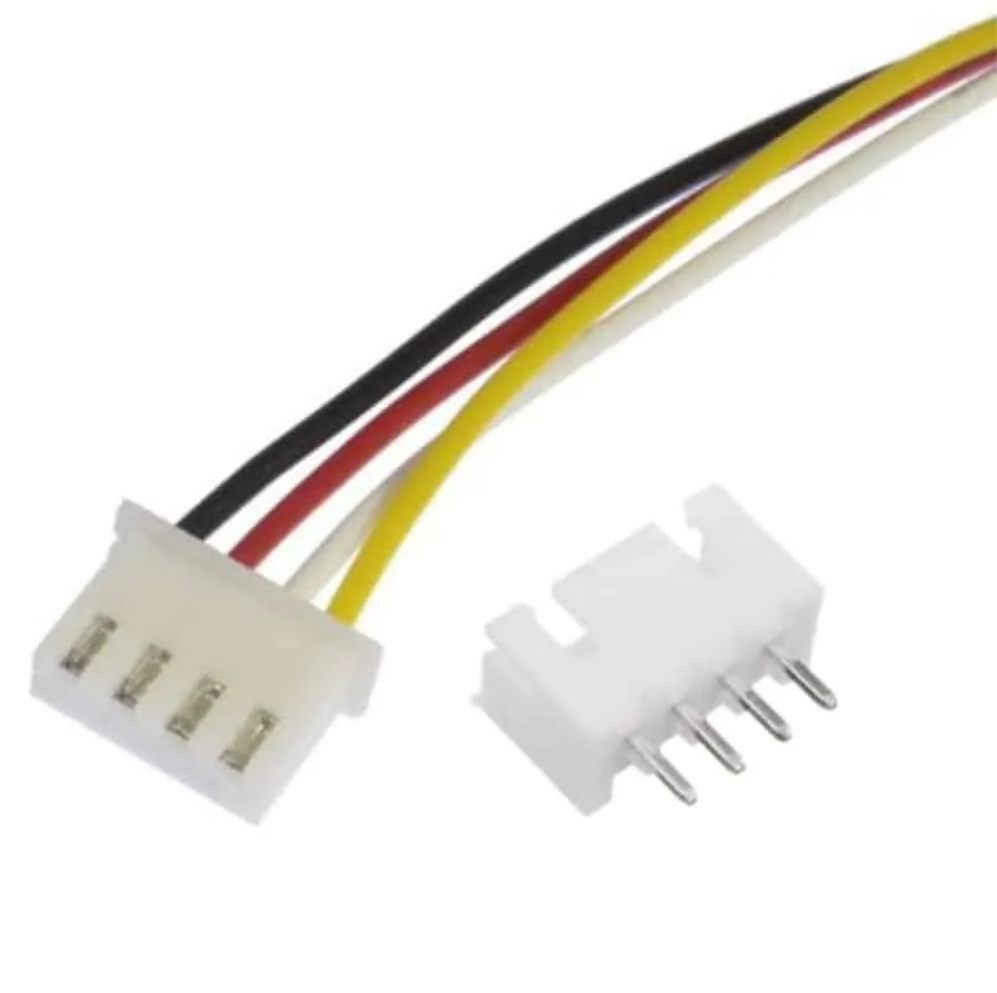 4 PIN RMC CONNECTOR 1PAIR(1MALE AND 1FEMALE)2.54MM pitch Female with wire 15-30cm 2510