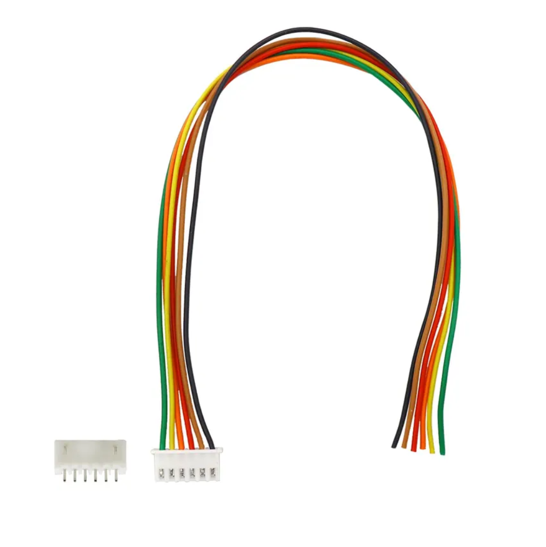 6 PIN RMC CONNECTOR 1PAIR(1MALE AND 1FEMALE)2.54MM pitch Female with wire 15-25cm 2510