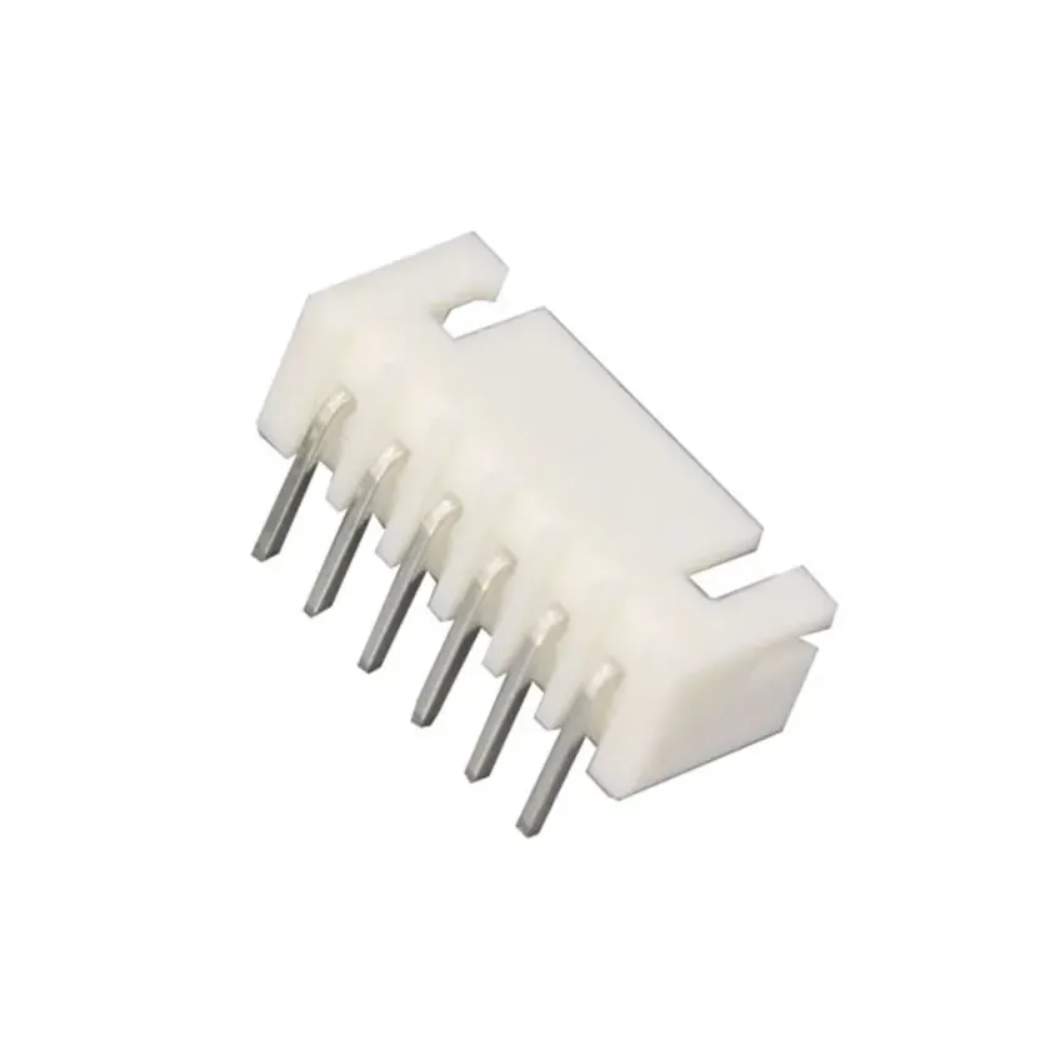 6 PIN RMC male right angle Connector 2.54MM pitch 2510