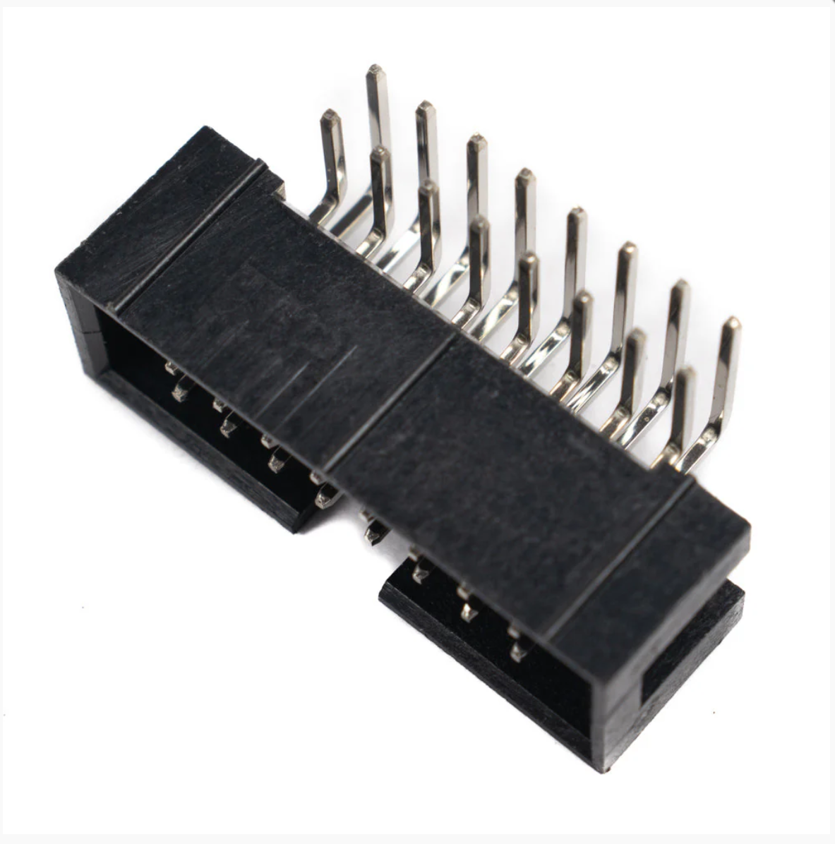 14 PIN FRC Male Right Angle Connector 2.54mm pitch