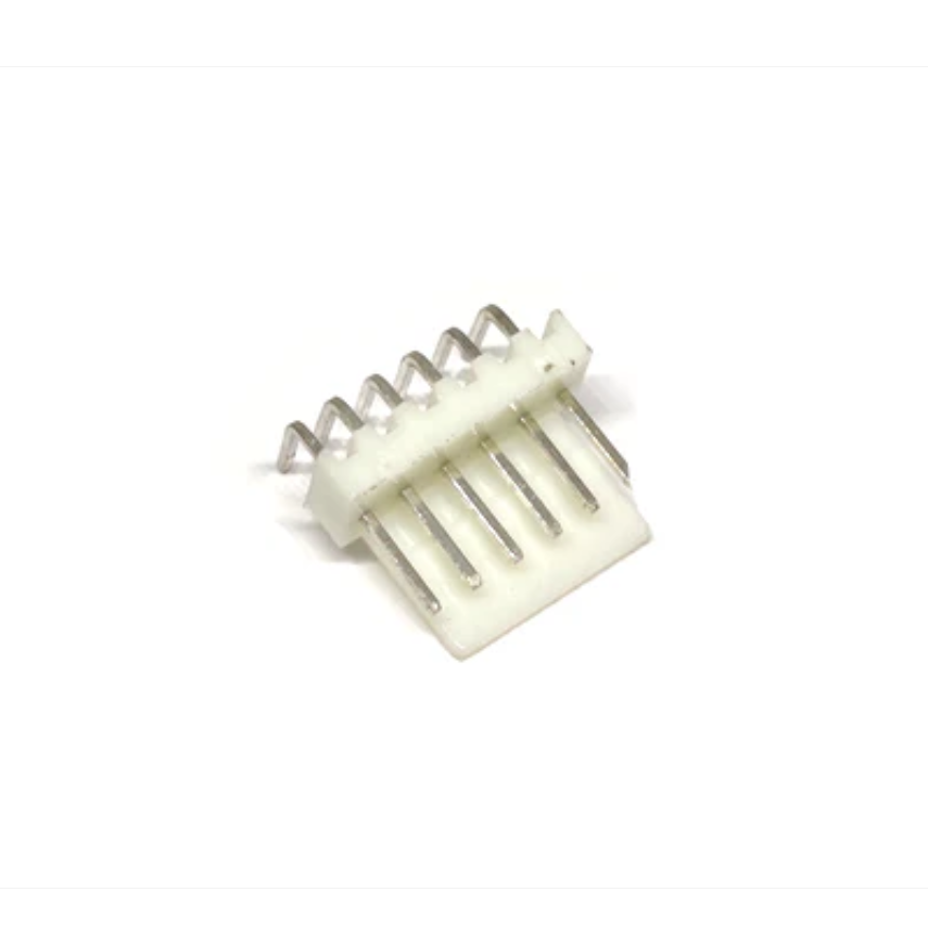 6 PIN RMC Male Bent 90 degree right angle 2.54mm Pitch 2510