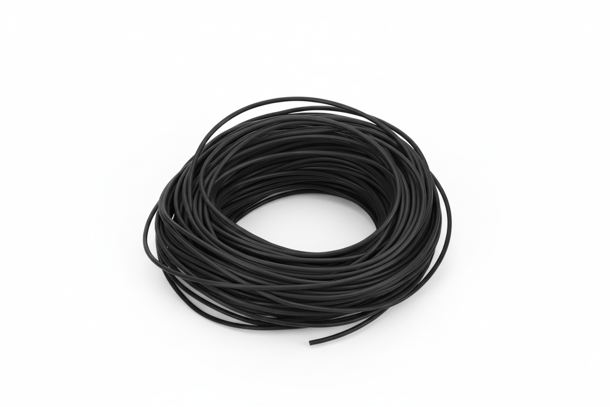 0.5Sqmm BLACK Copper Cable Wire FINOLEX 1 meter