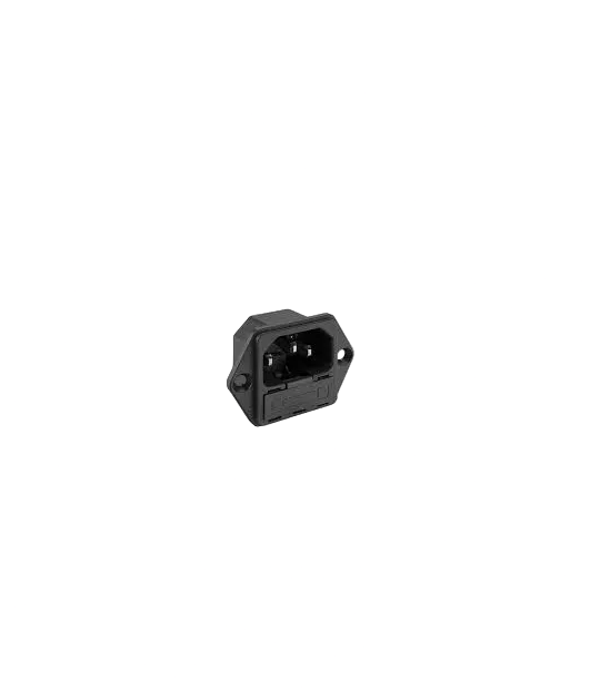 ELCOM EMI-20 Male IEC Inlet (15A 250V Screw Mount Power Connector)