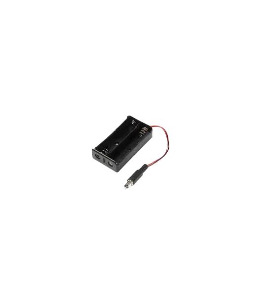 3.7v 2 CELL Lithium Battery Holder With DC Jack