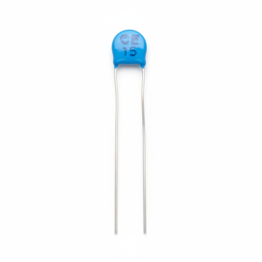 15PF 50V CERAMIC DISC CAPACITOR BLUE