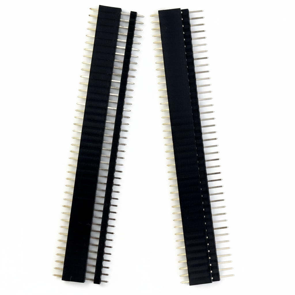 22 Pin 2.54mm 1x22 Pin Female Header Connector CS-1165SDIG-1 Single Row