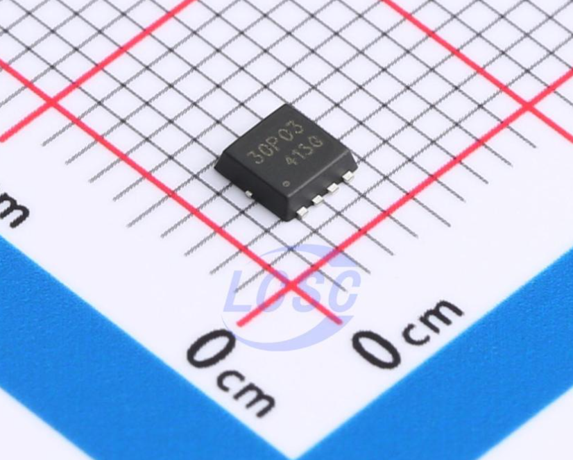 DOZ30P03 SMD MOSFET P-Channel DFN-8(3x3) DOINGTER 30V 30A DOZ30P03