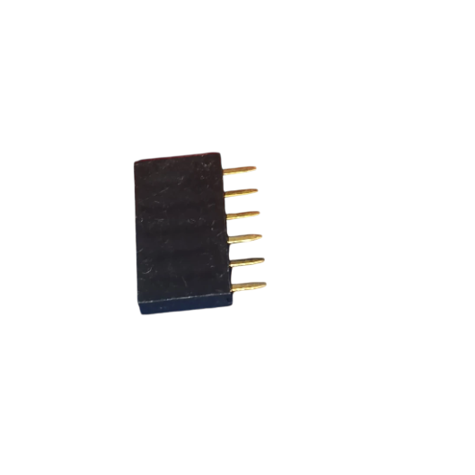 6 Pin Female Header 2.54mm Flow Solder 1*6 Straight bergstrip