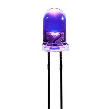 5MM UV LED ROUND PURPLE