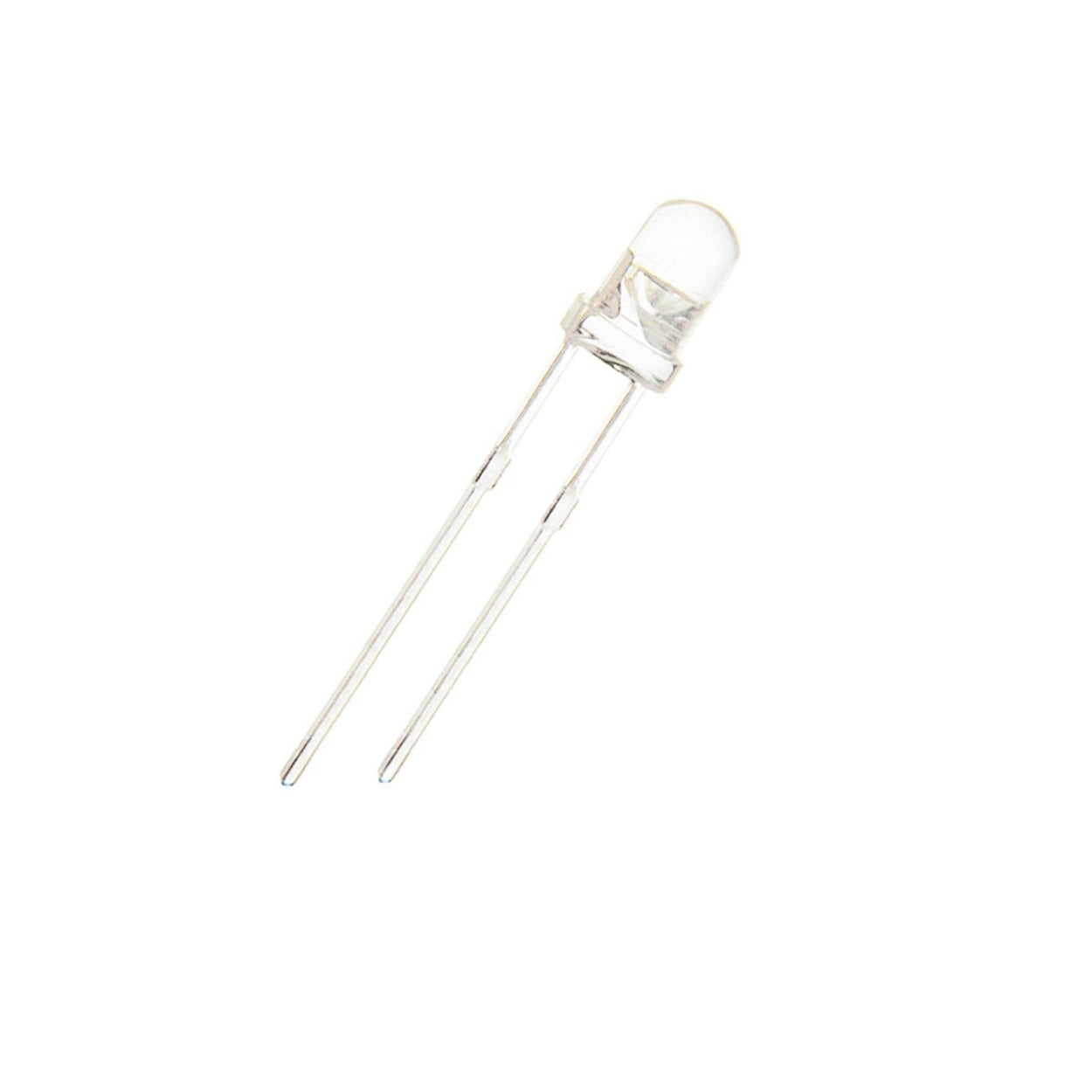 3mm WHITE LED Transparent Round