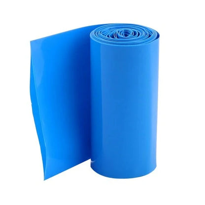 35mm PVC Shrinkable TUBE for Battery Packaging BLUE 1 meter