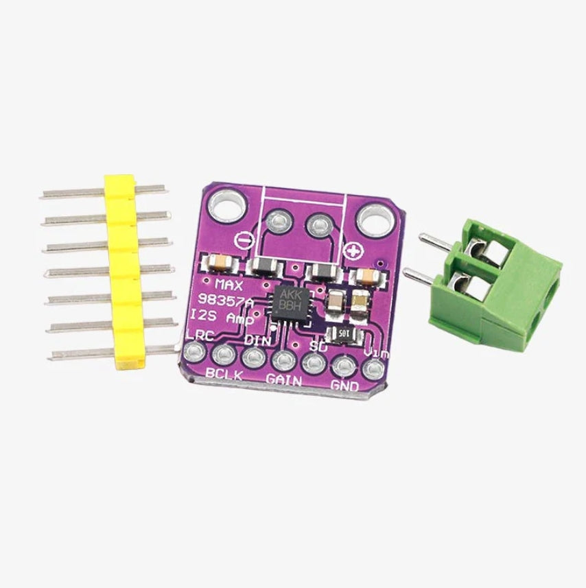Max98357 DAC 3W Class D Mini Stereo Amplifier Module 3.3V-5V