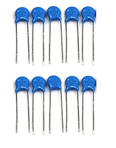 4.7nF/0.0047uF/4700PF472 2KV DIP 5MM HIGH VOLTAGE CERAMIC DISC CAPACITOR