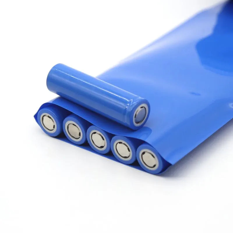 35mm PVC Shrinkable TUBE for Battery Packaging BLUE 1 meter