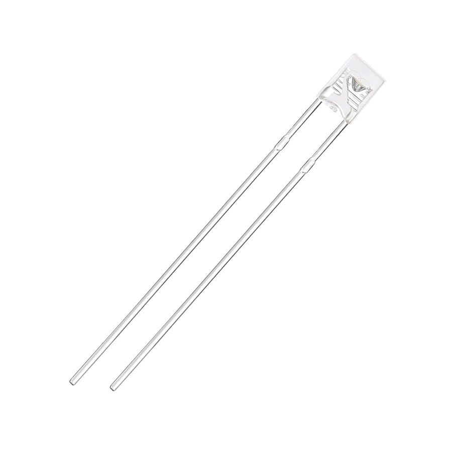 2x3x4mm Red LED Clear Rectangle Type