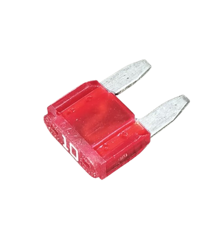 10A Mini Blade Fuse 32V WITH LEG PROTECTRON