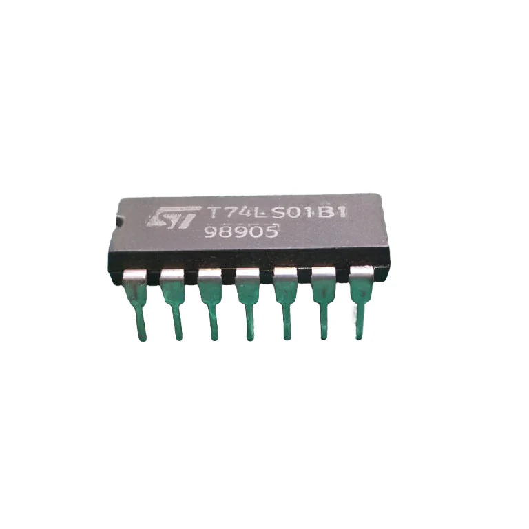 74LS01 IC Quad 2-Input NAND Gate with Open-Collector Output DIP-14 74 LS 01 7401